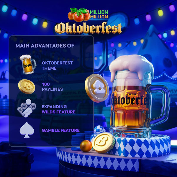 Fruit Million Octoberfest slot machine gameplay